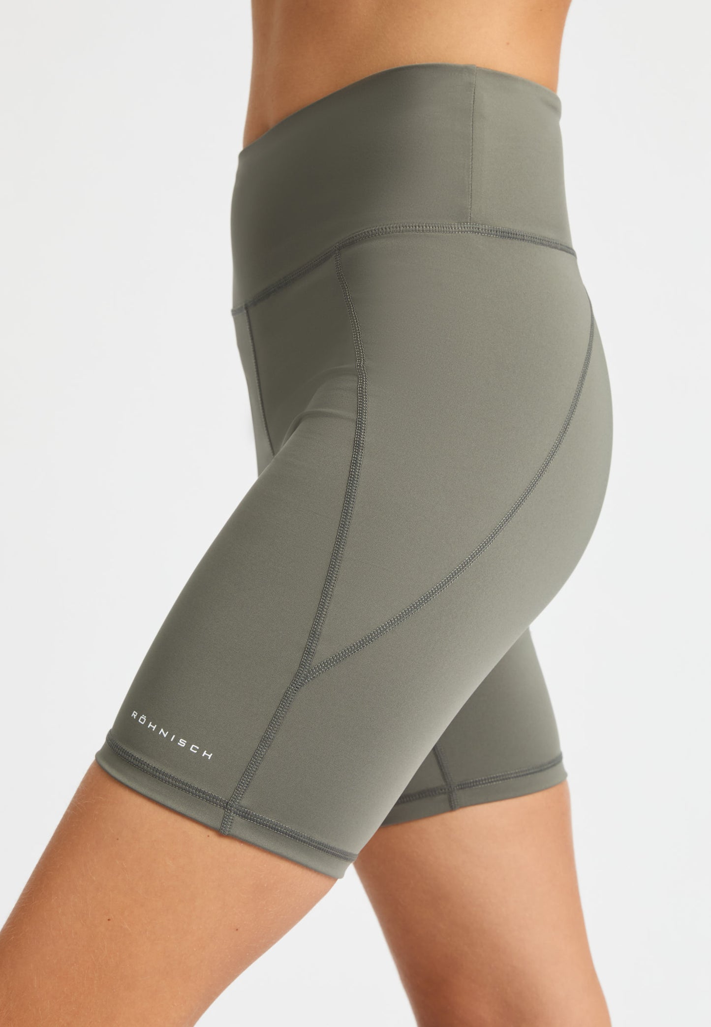 FLATTERING BIKE TIGHTS - GUNMETAL