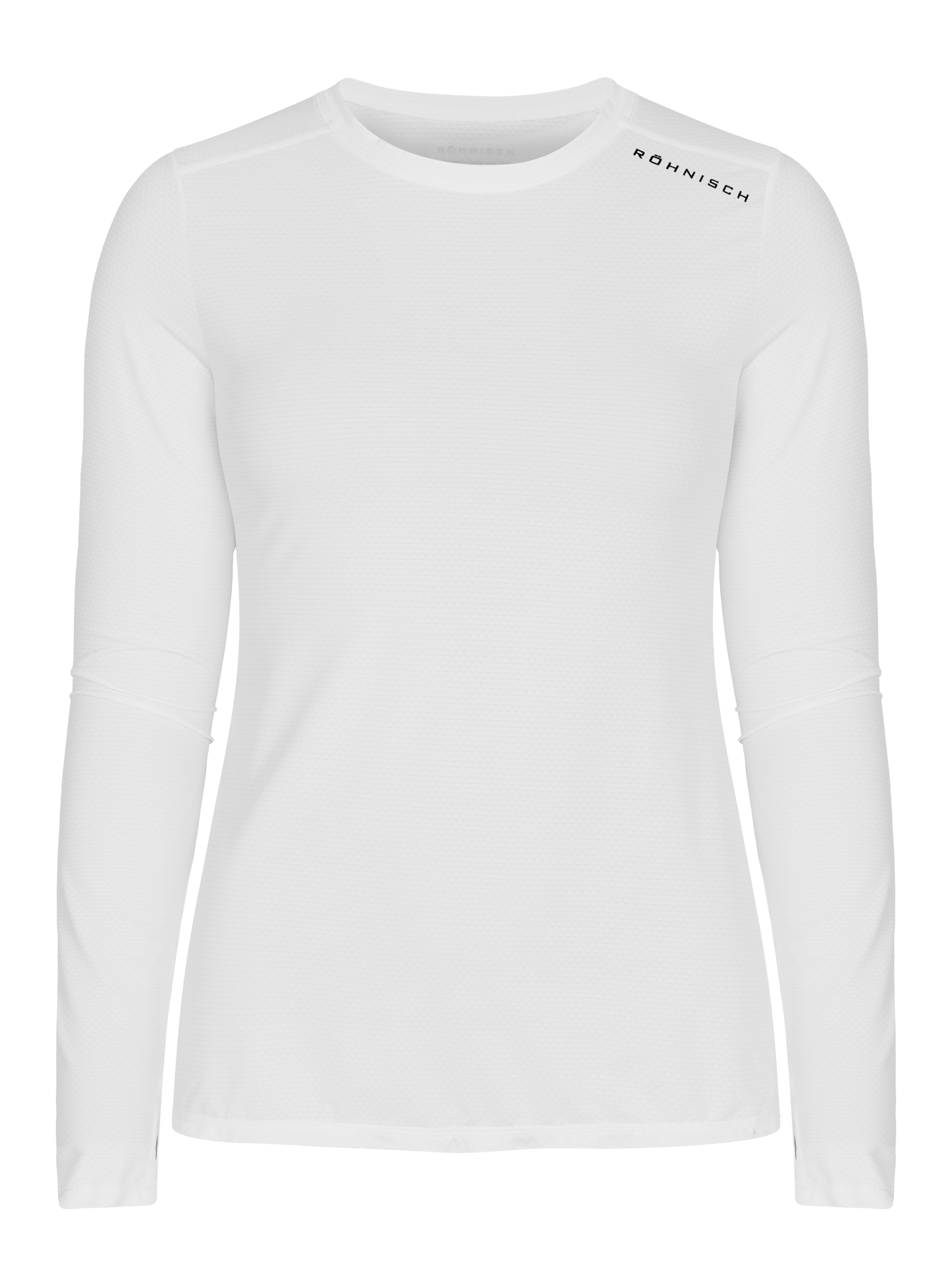 JACQUARD LONG SLEEVE - WHITE