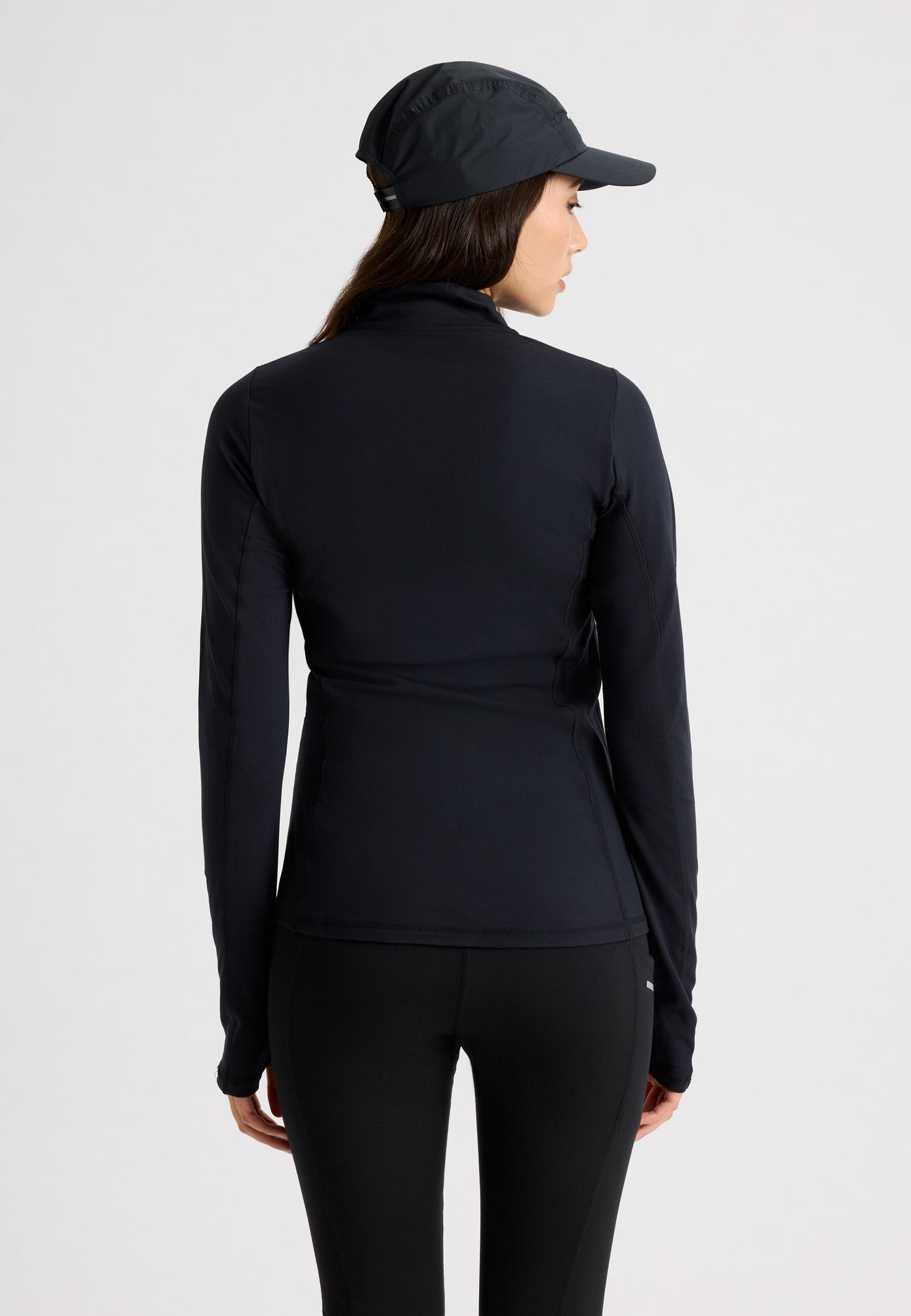 WARMING TECH HALF ZIP - BLACK