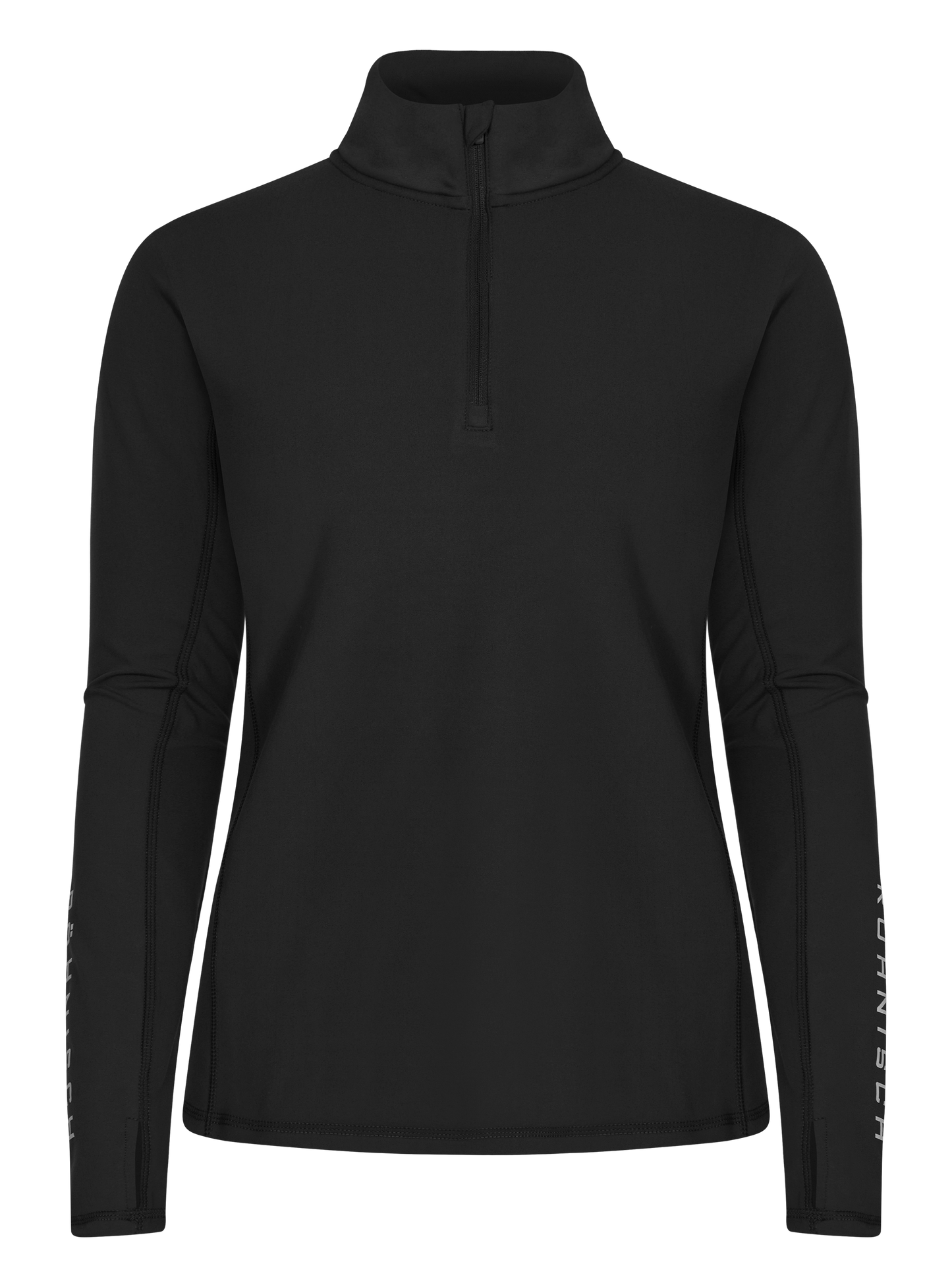 WARMING TECH HALF ZIP - BLACK