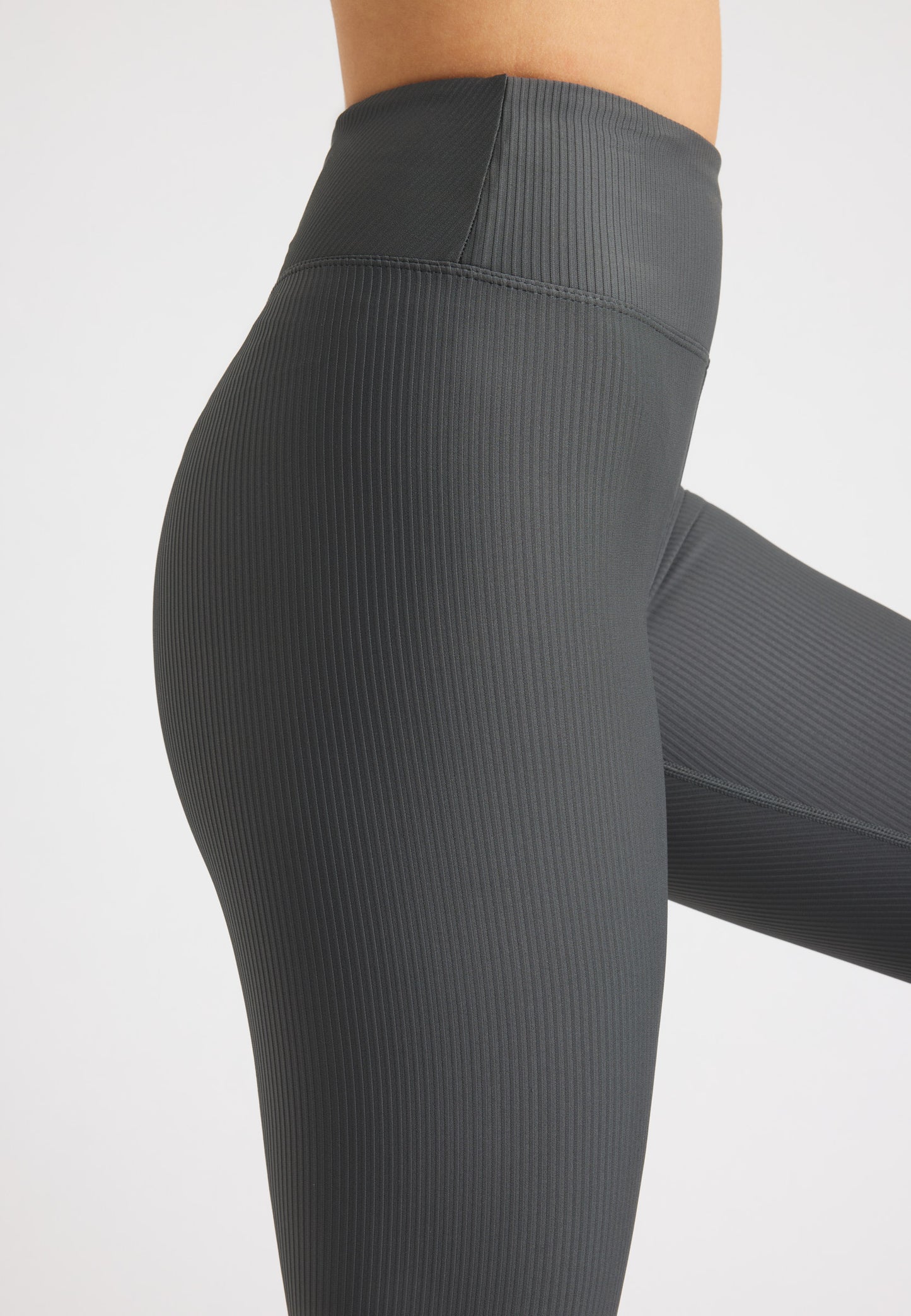 RIBBED TIGHTS - DARK SHADOW