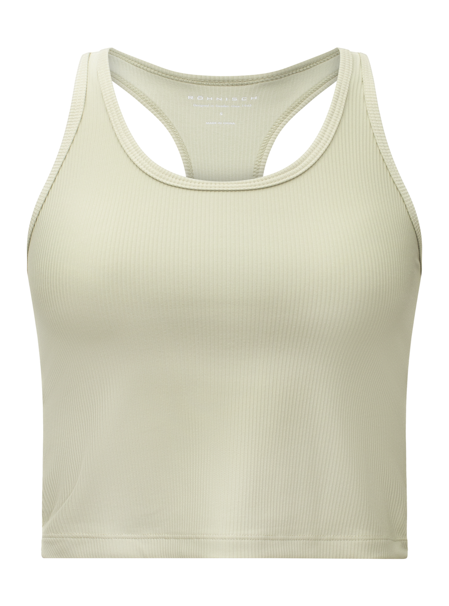 RIBBED TANK - AGATE GRAY