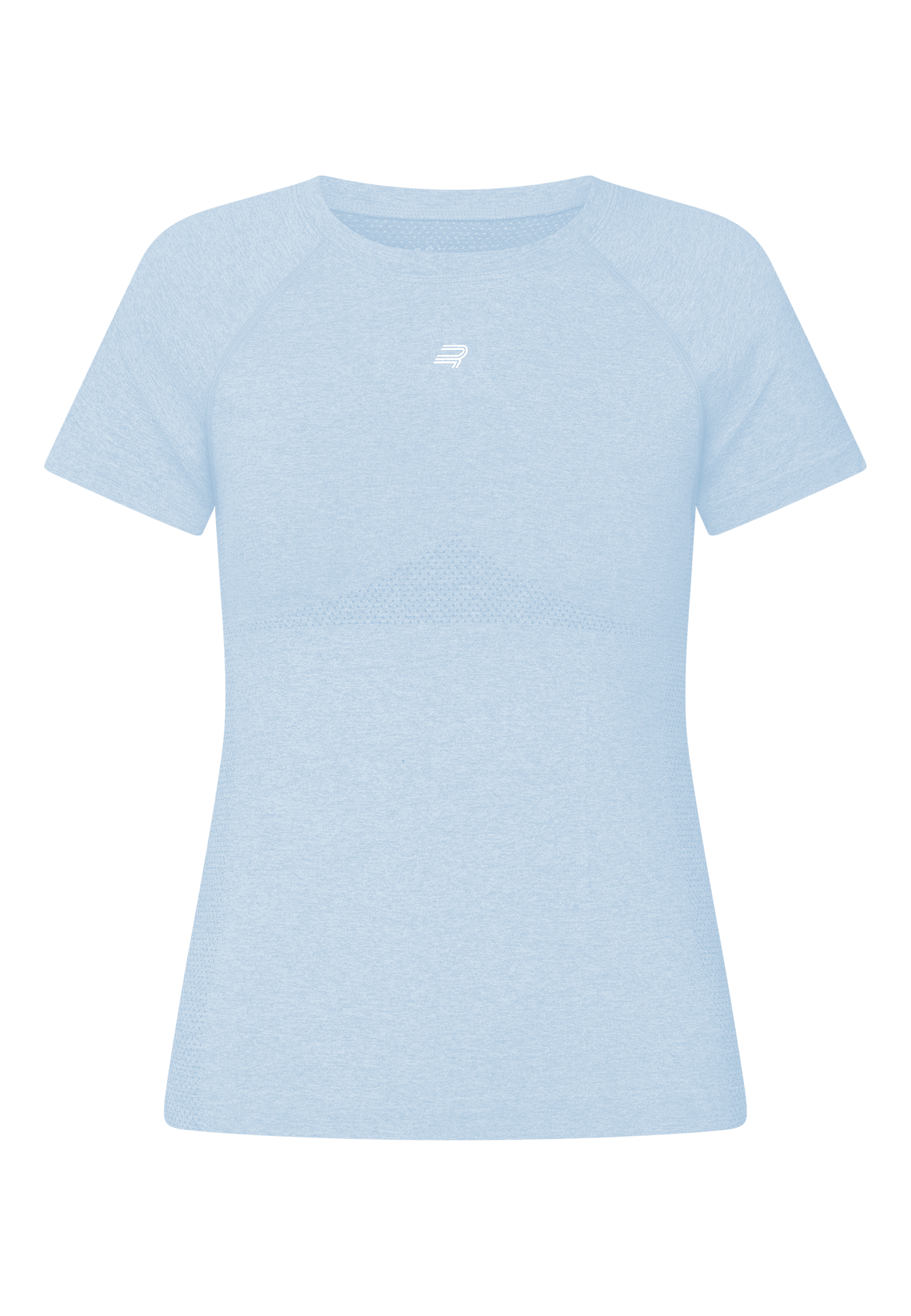 SEAMLESS FLEX TEE - CHAMBRAY BLUE