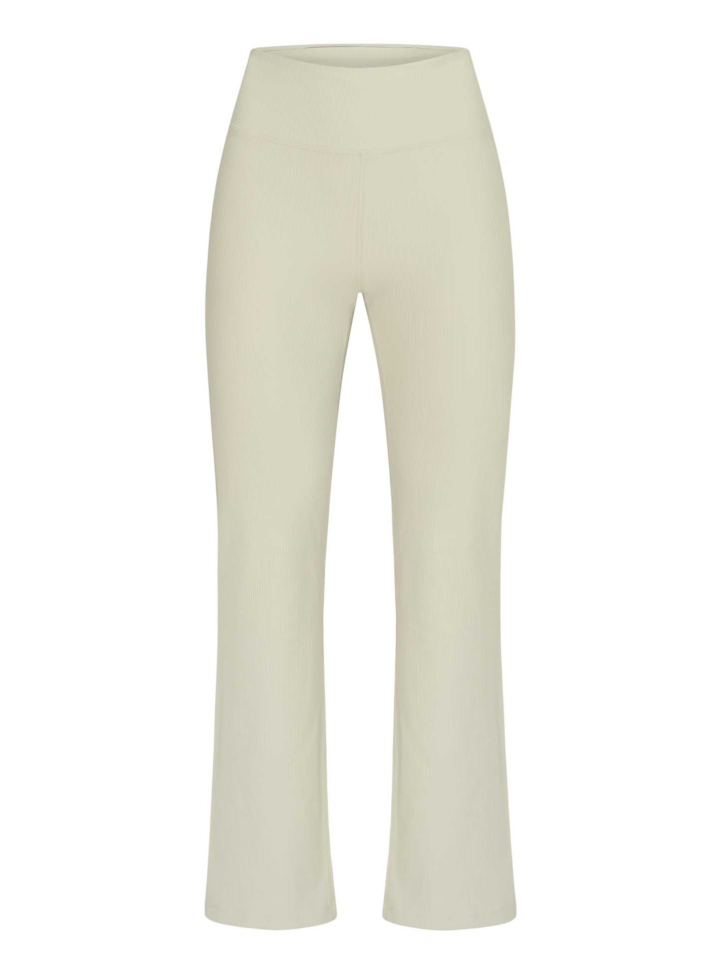 RIBBED FLARE TIGHTS - AGATE GRAY