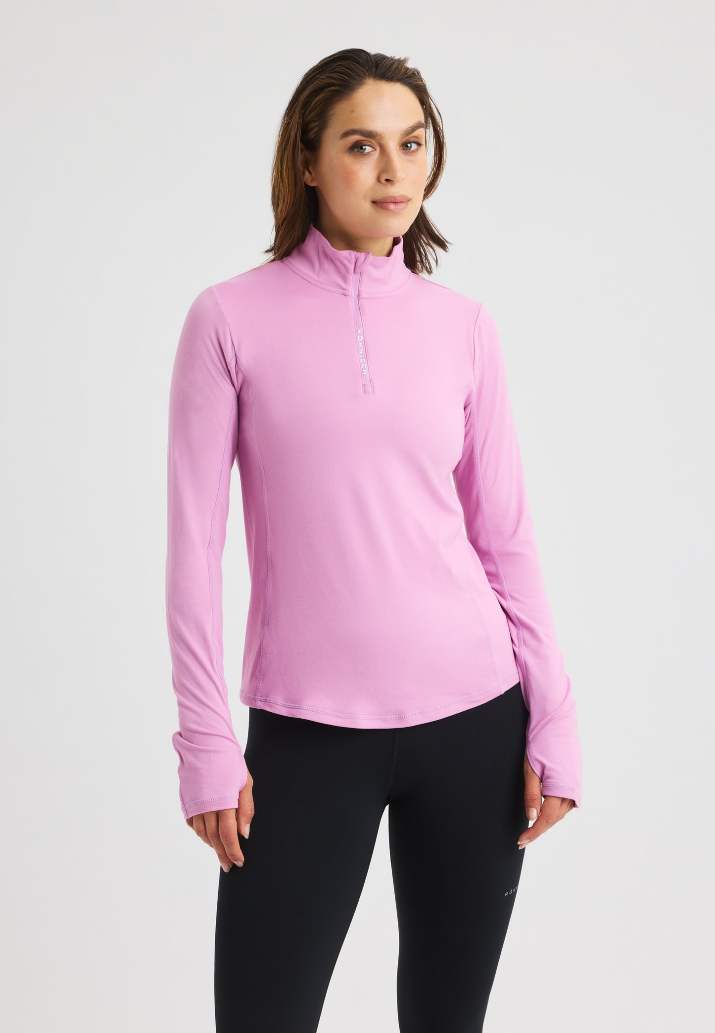 LAYERING HALF ZIP - SMOKY GRAPE
