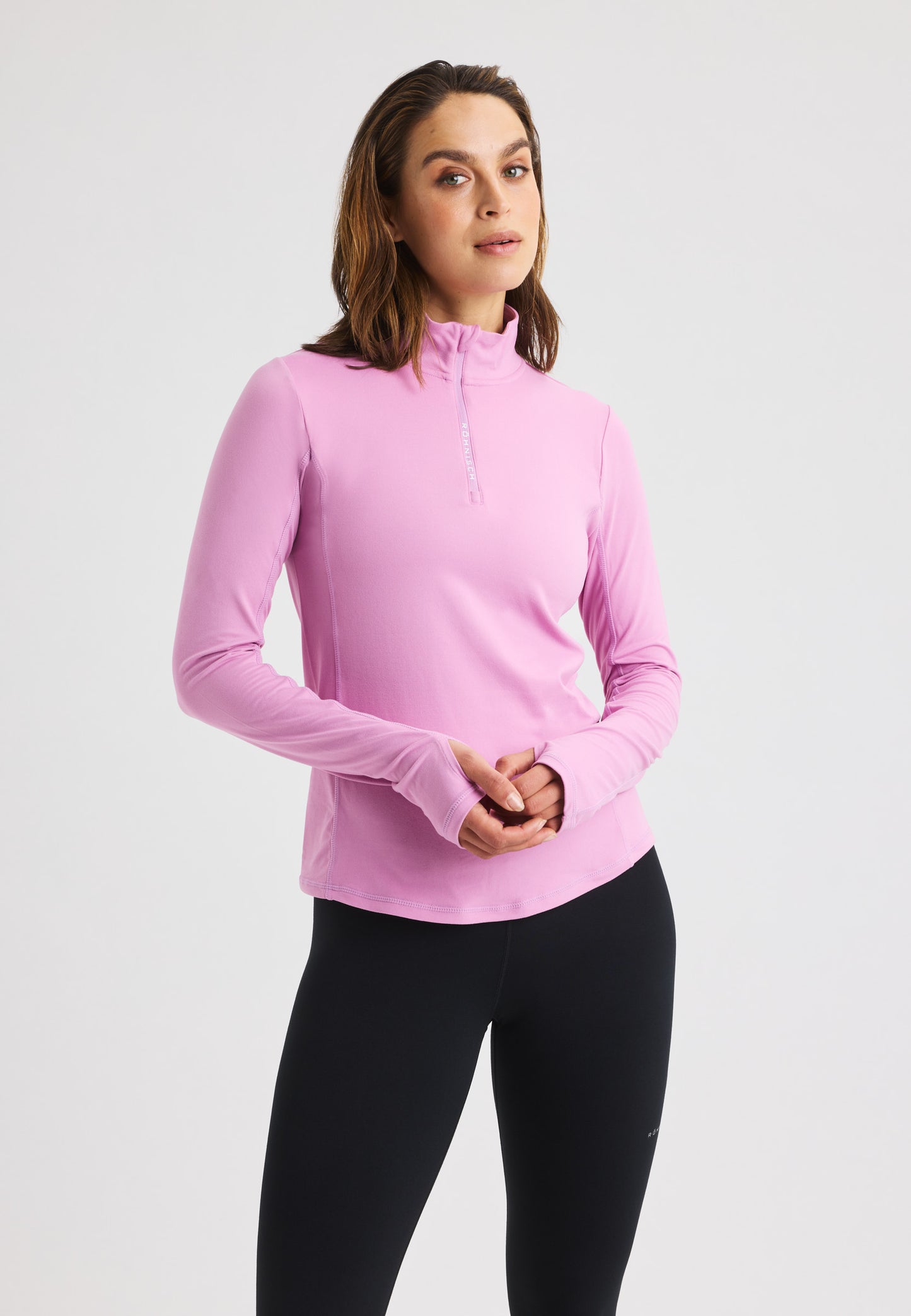 LAYERING HALF ZIP - SMOKY GRAPE