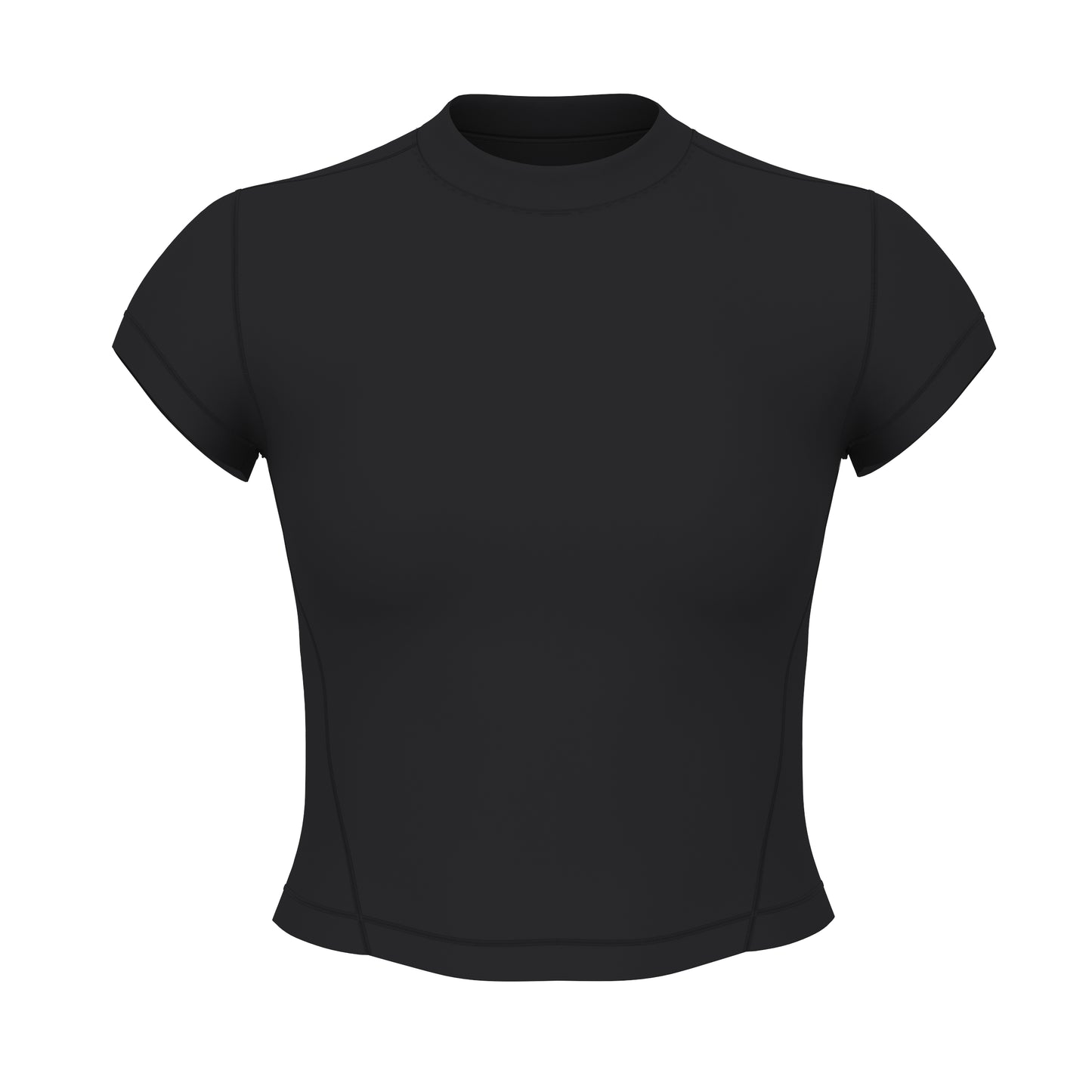 DEFINE FITTED T-SHIRT - BLACK