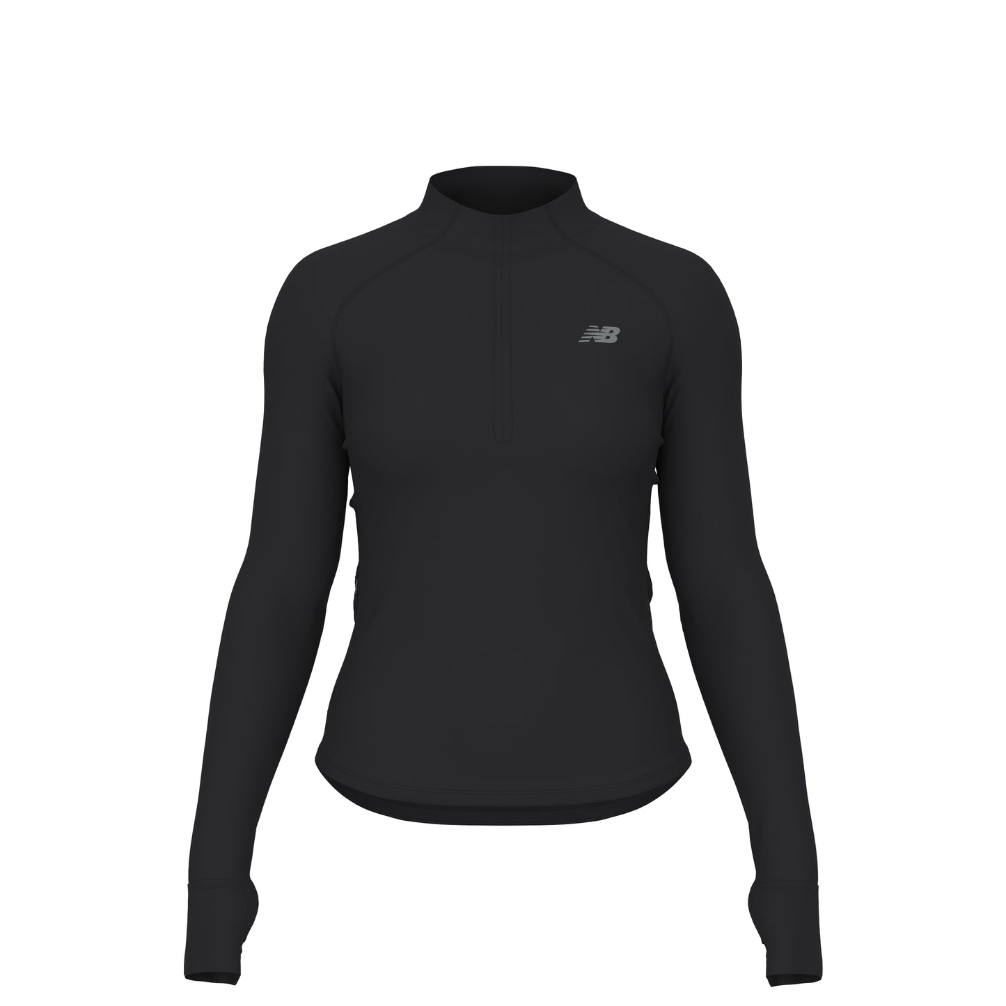 HARMONY HALF ZIP - BLACK