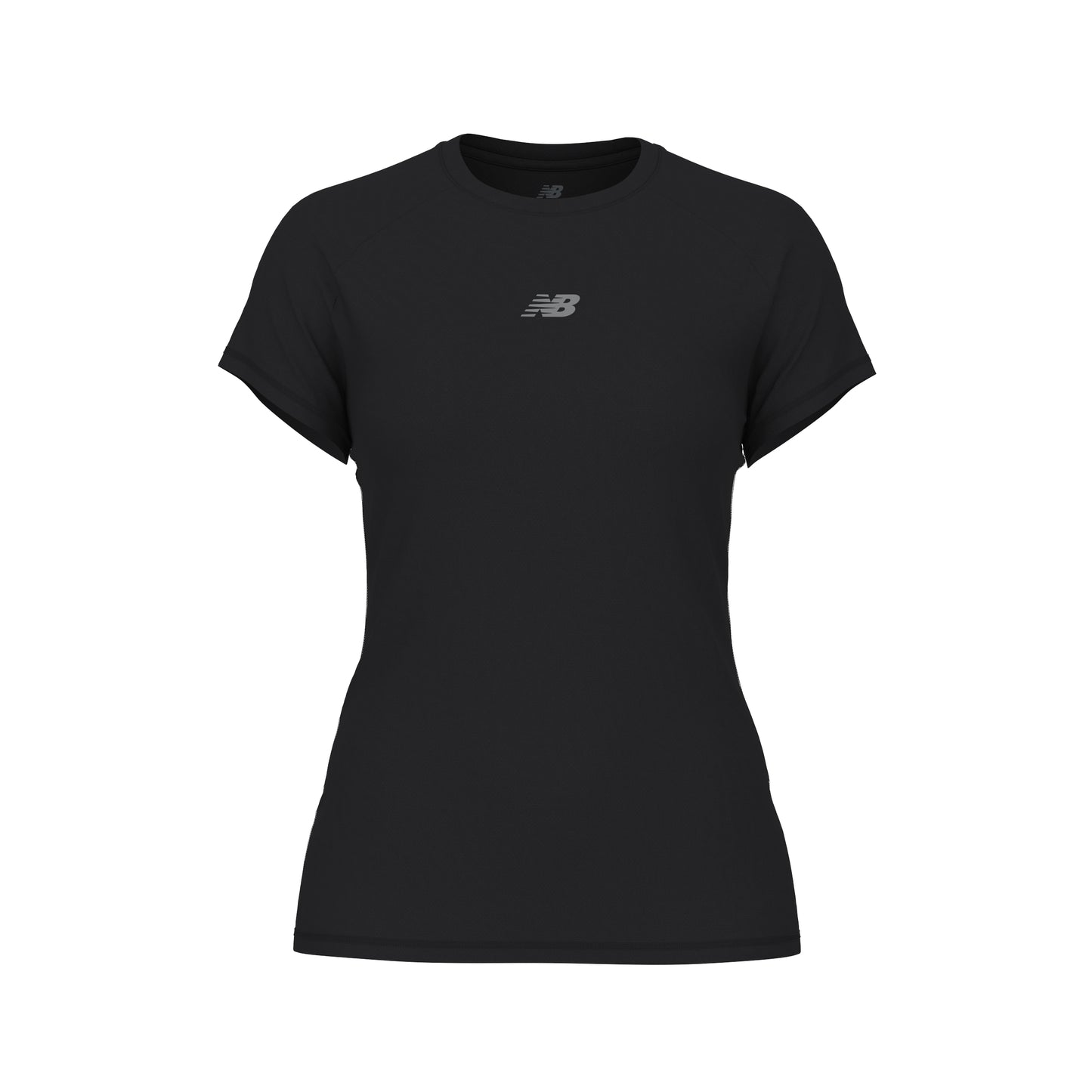 JACQUARD SLIM T-SHIRT - BLACK