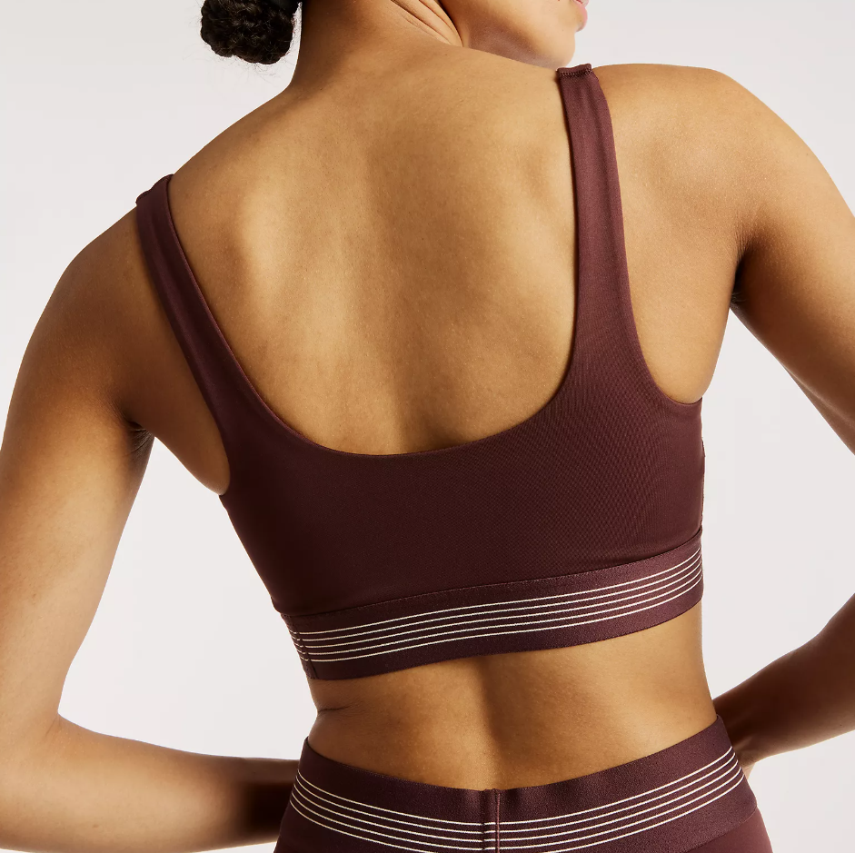 AC TRAIN BRA - CHERRY LEATHER