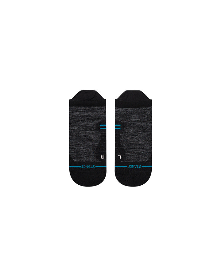 RUN SOCKS LIGHT WOOL - BLACK