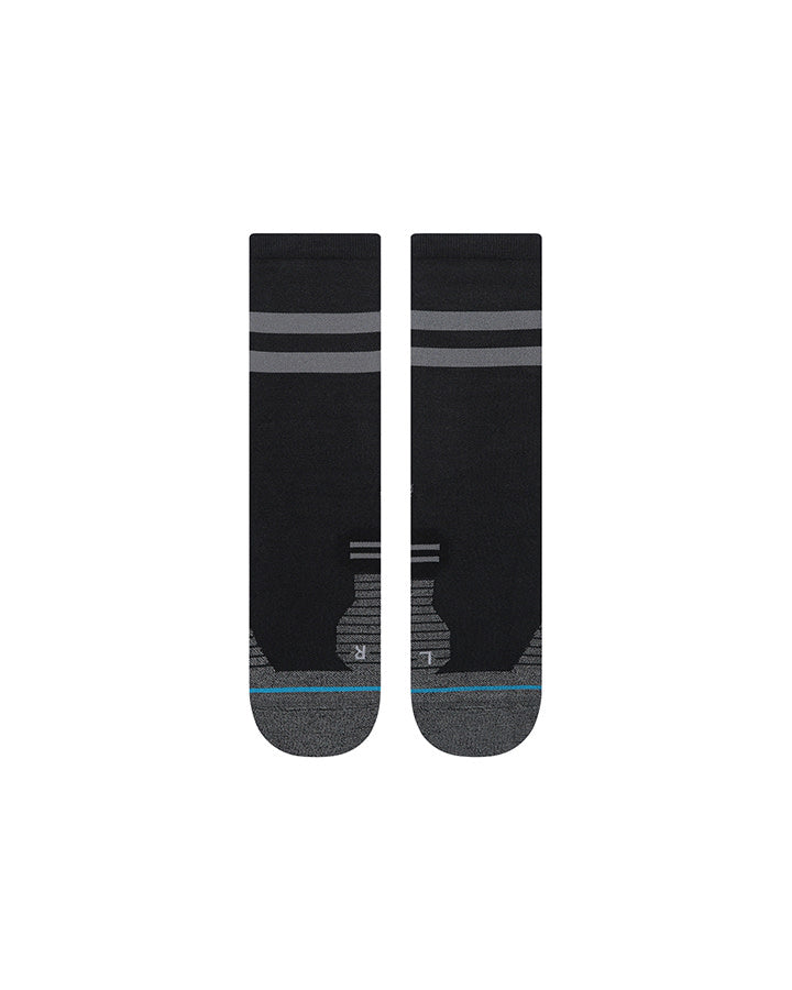 RUN SOCKS LIGHT CREW - BLACK