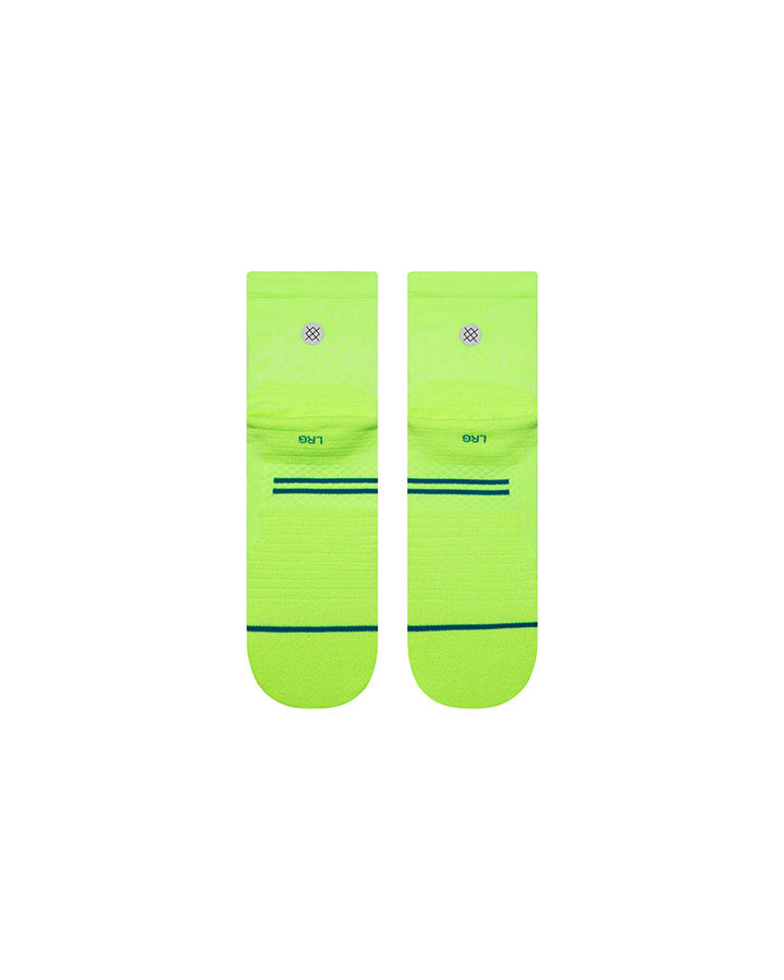 RUN SOCKS LIGHT QUARTER - VOLT