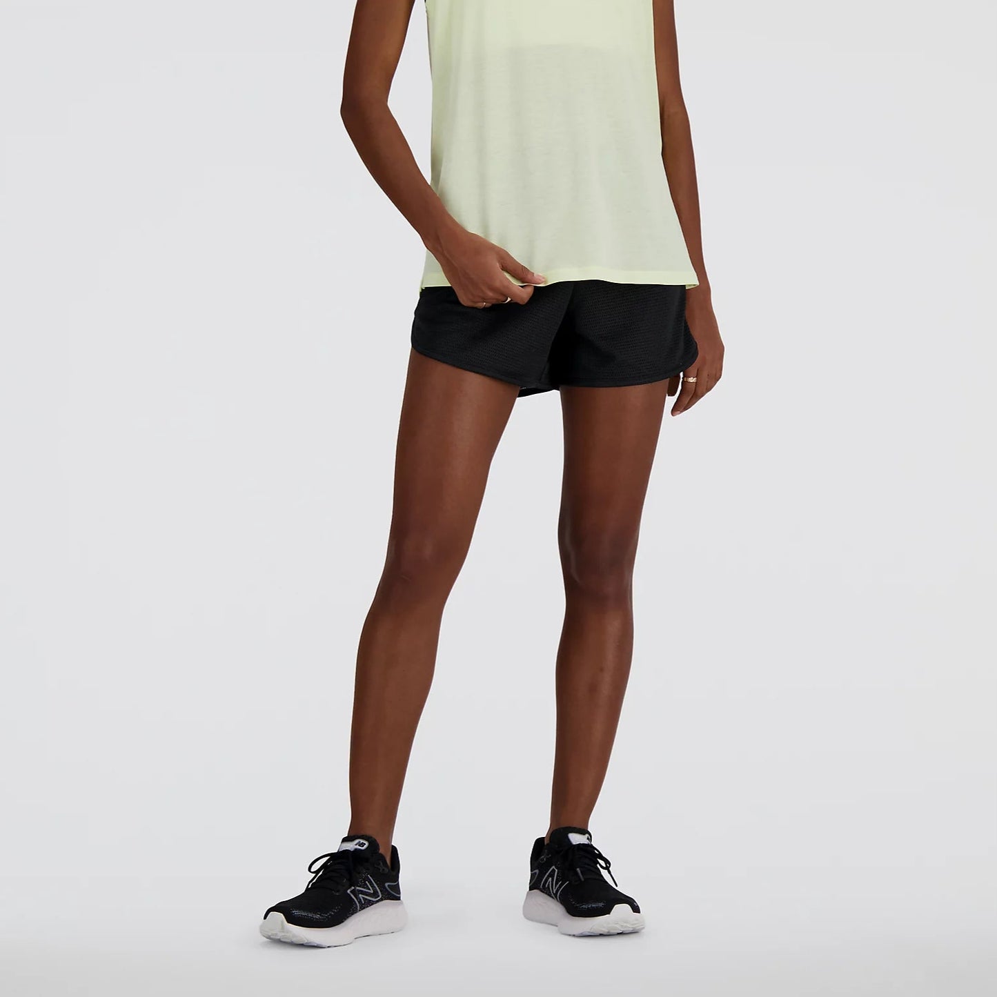 ATHLETICS MESH SHORT - BLACK