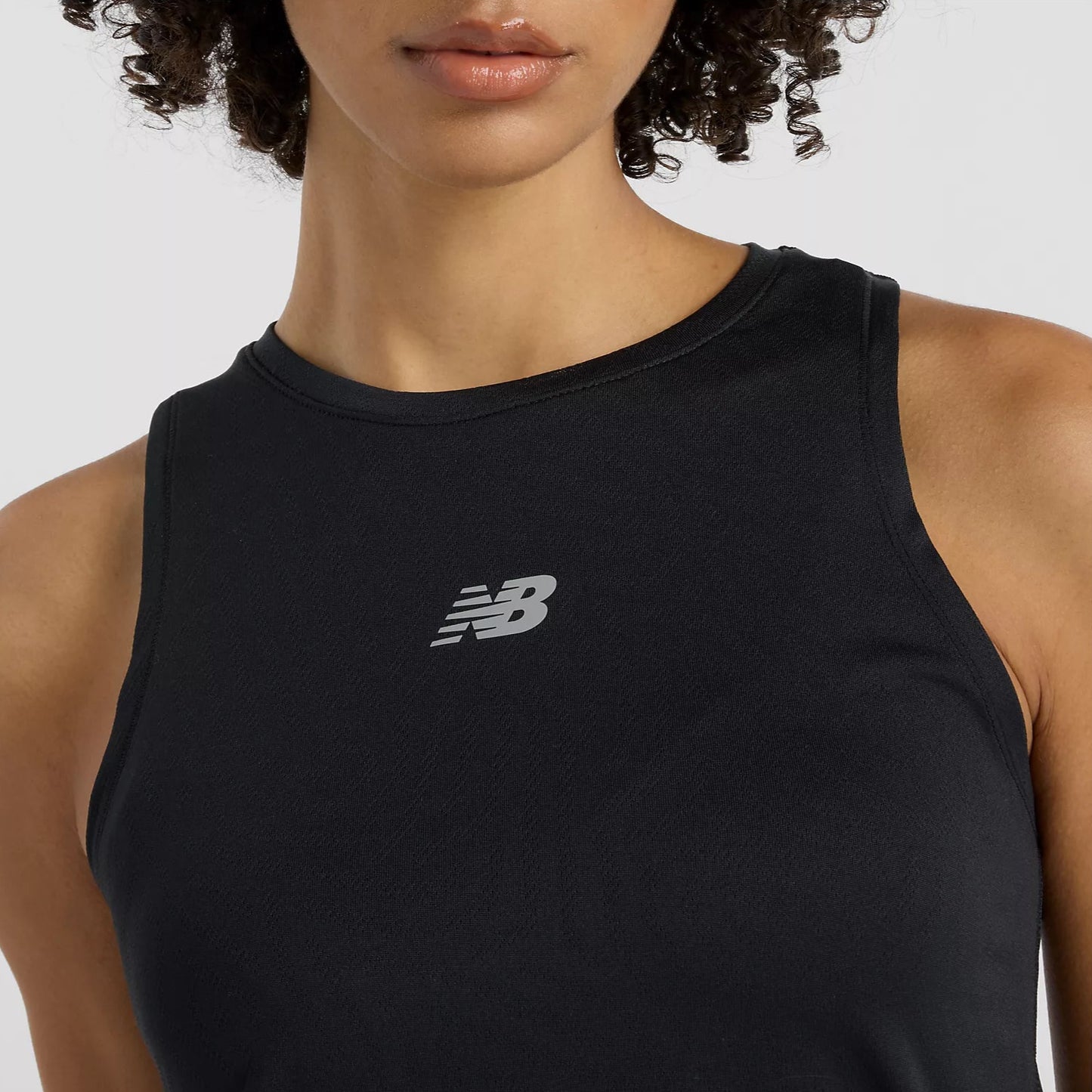JACQUARD TANK - BLACK
