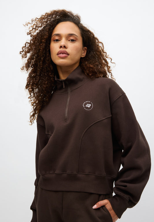 BASE SWEAT HALF ZIP - JAVA