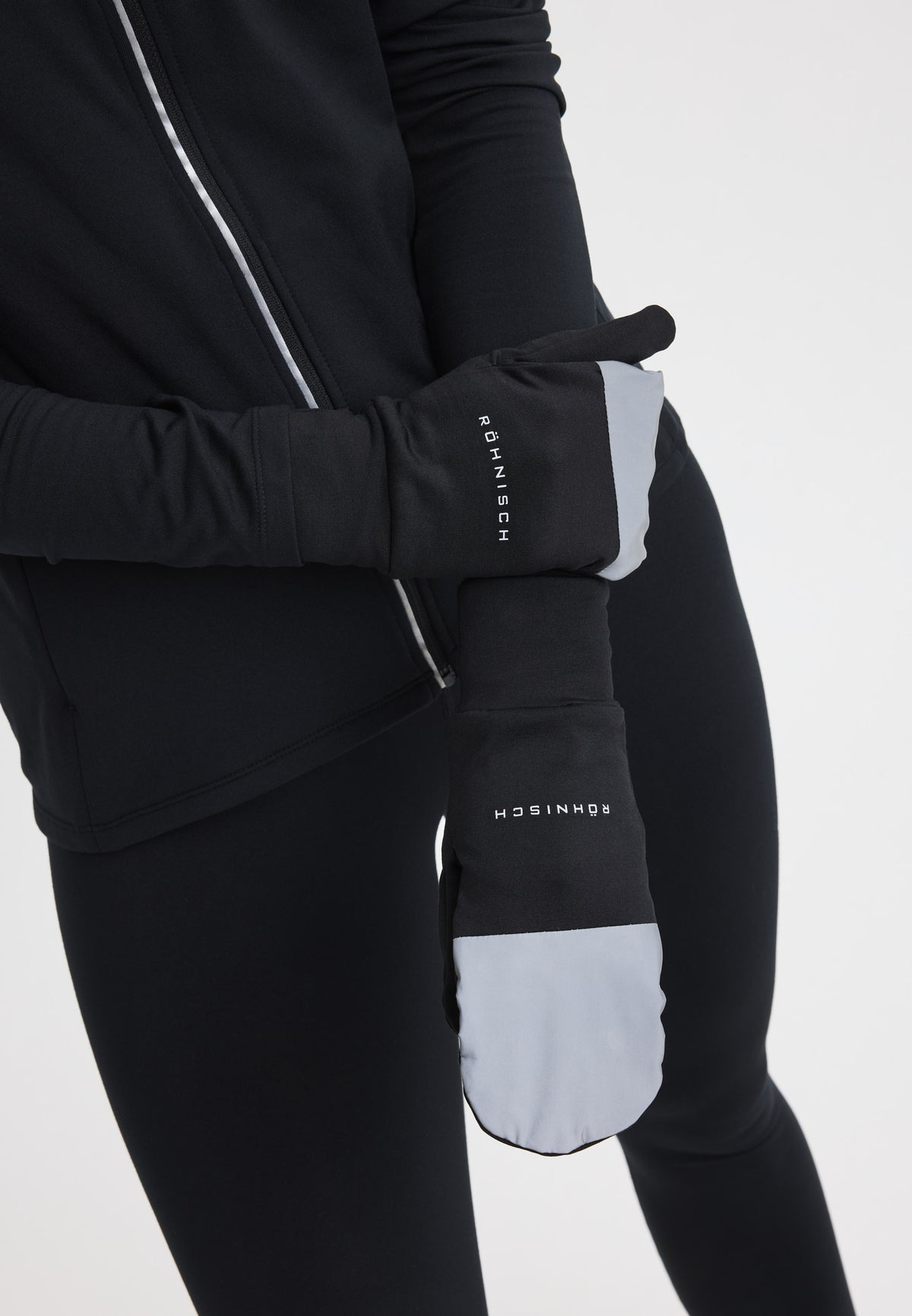 GLOW RUNNING MITTENS