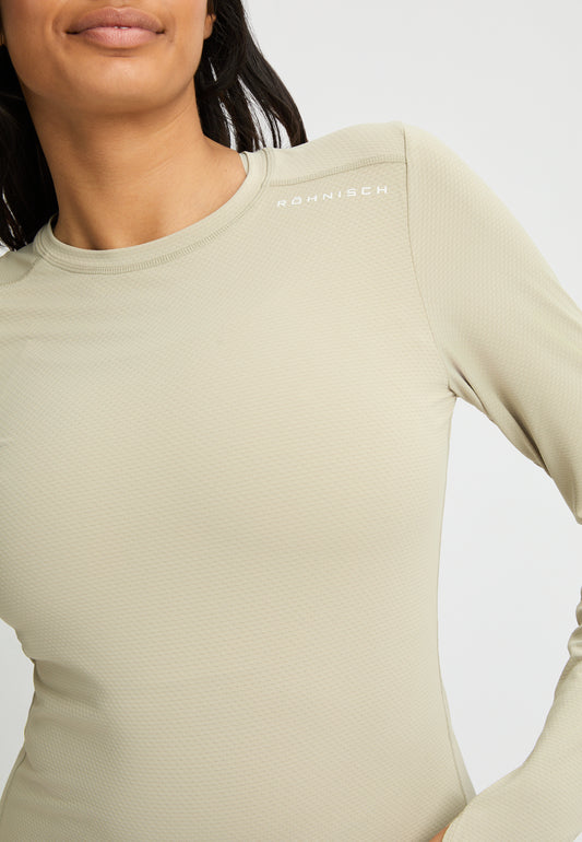 JACQUARD LONG SLEEVE - AGATE GRAY