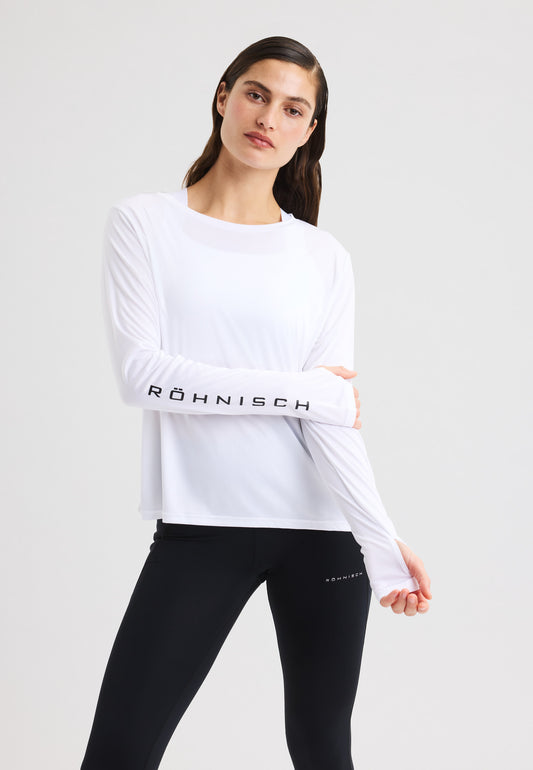 TEAM LOGO LONG SLEEVE - WHITE