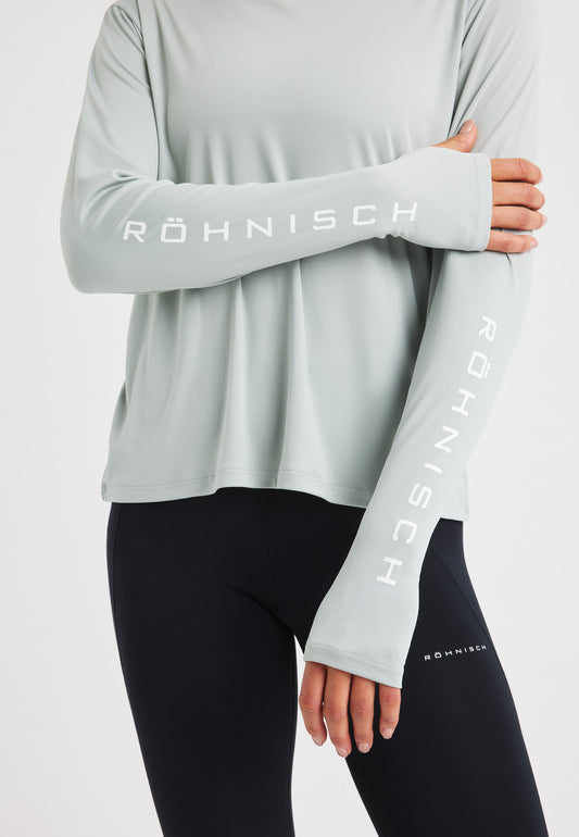 TEAM LOGO LONG SLEEVE - BLUE/GRAY