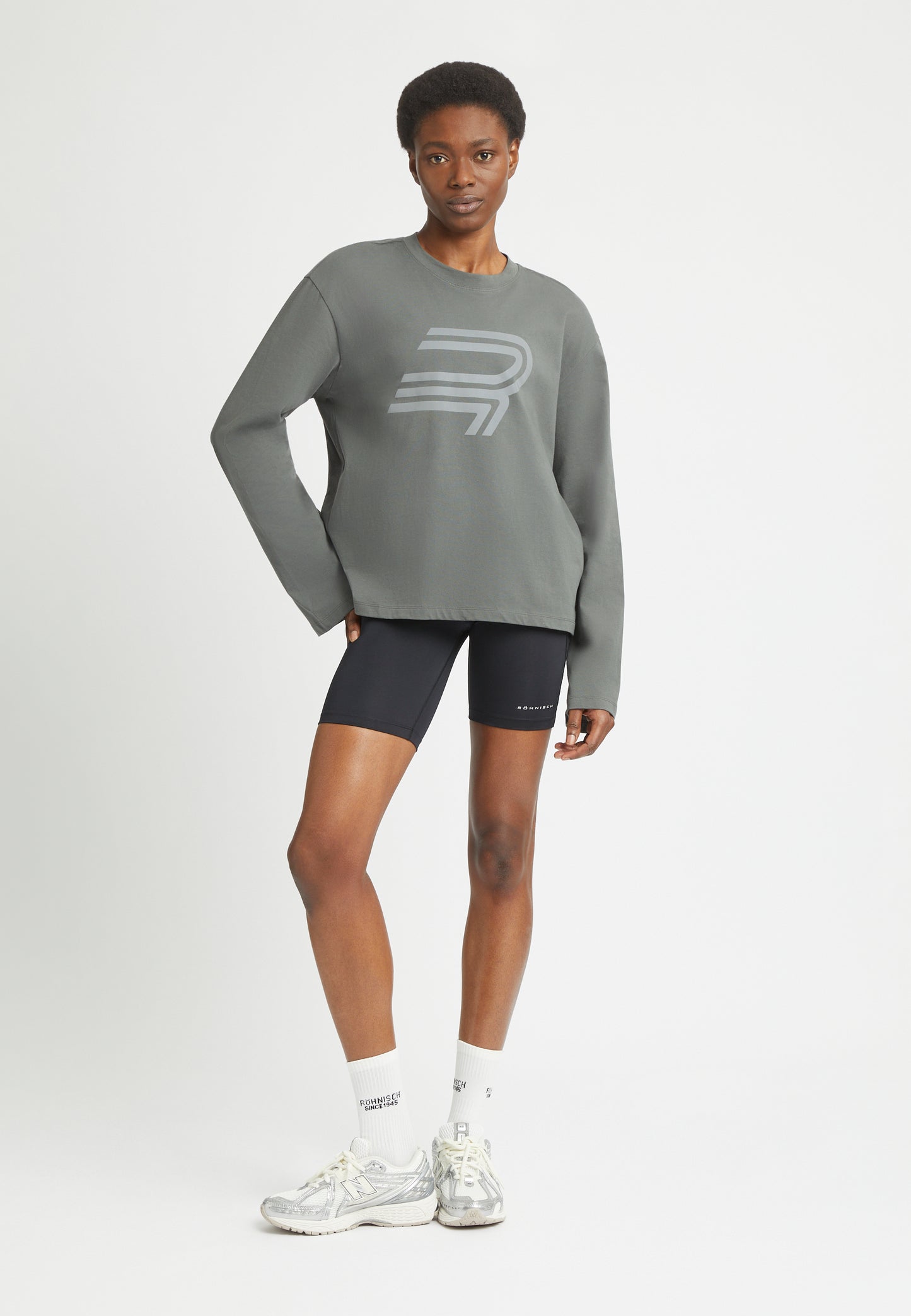COTTON MELANGE LONG SLEEVE