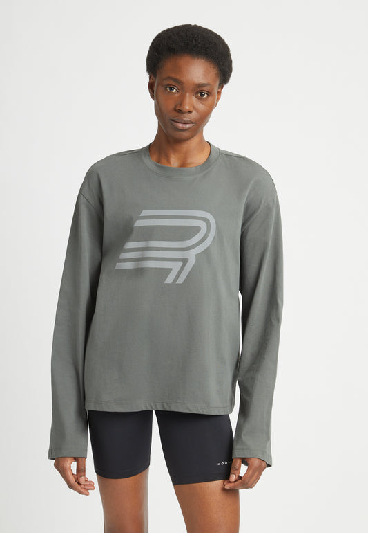 COTTON MELANGE LONG SLEEVE