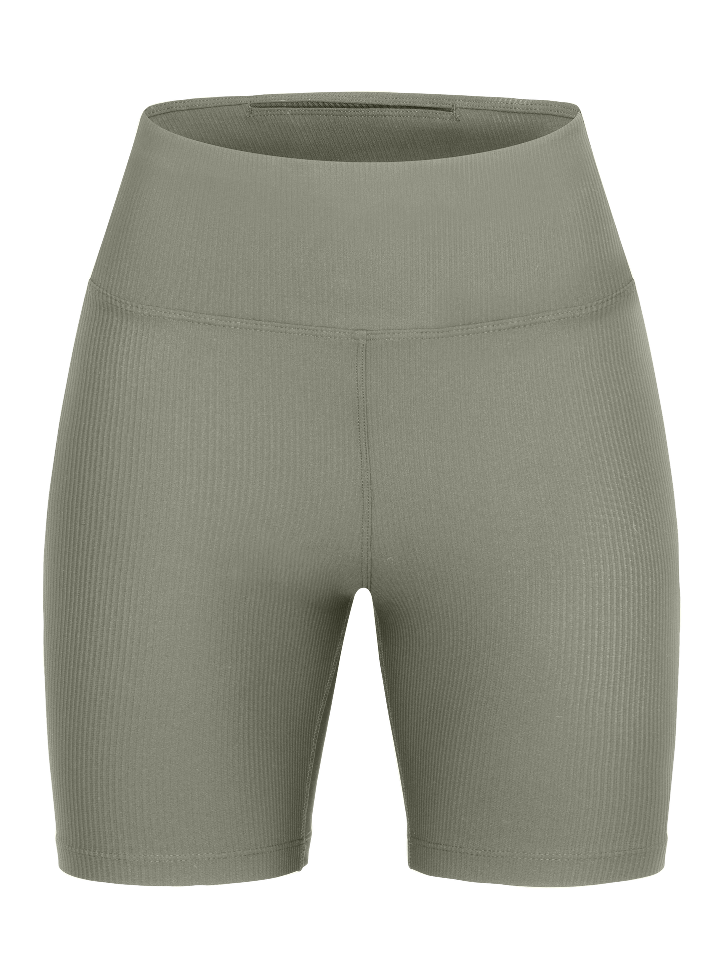 RIBBED BIKE TIGHTS - GUNMETAL