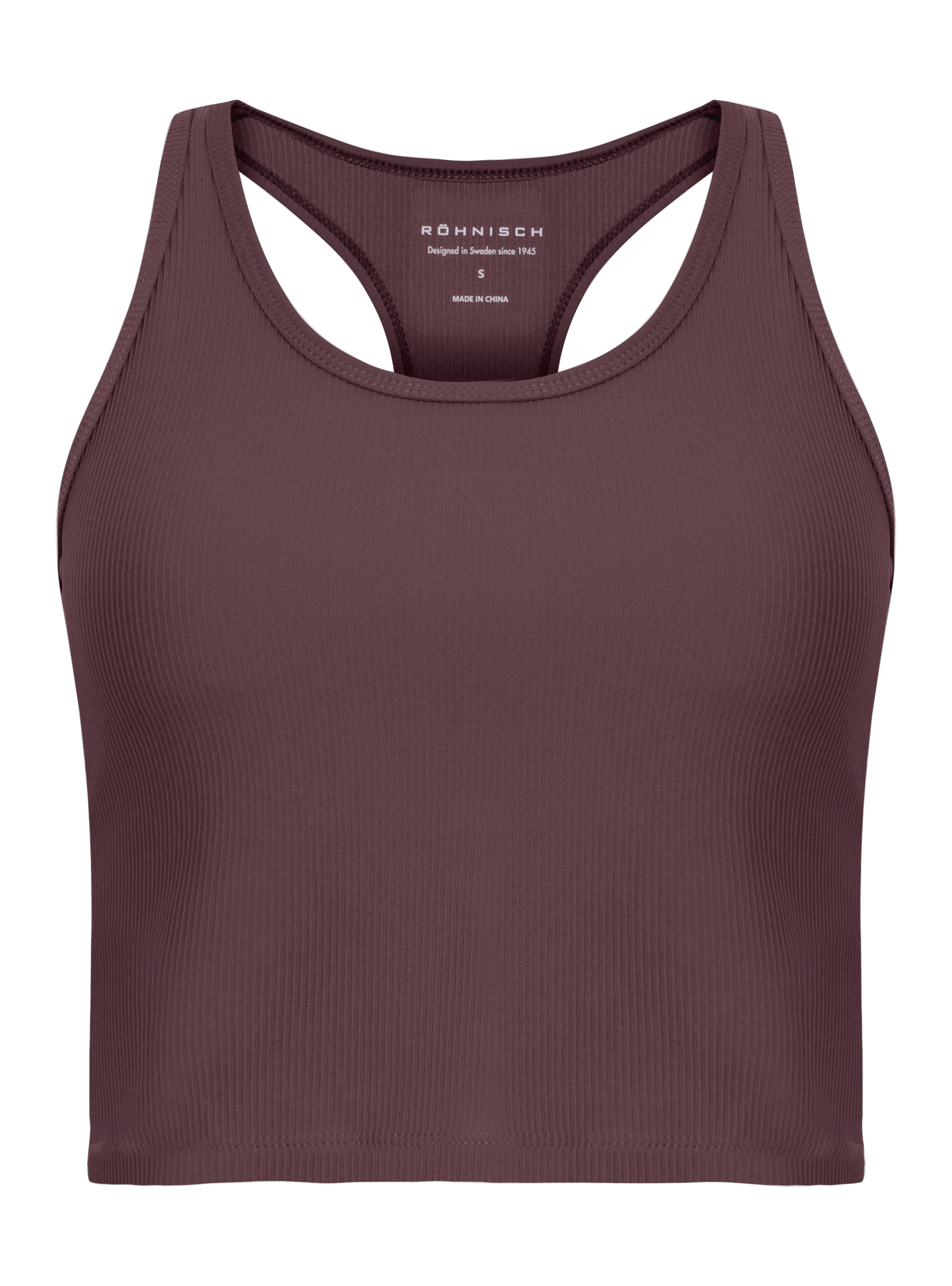 RIBBED TANK - HUCKLEBERRY