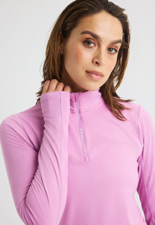 LAYERING HALF ZIP - SMOKY GRAPE