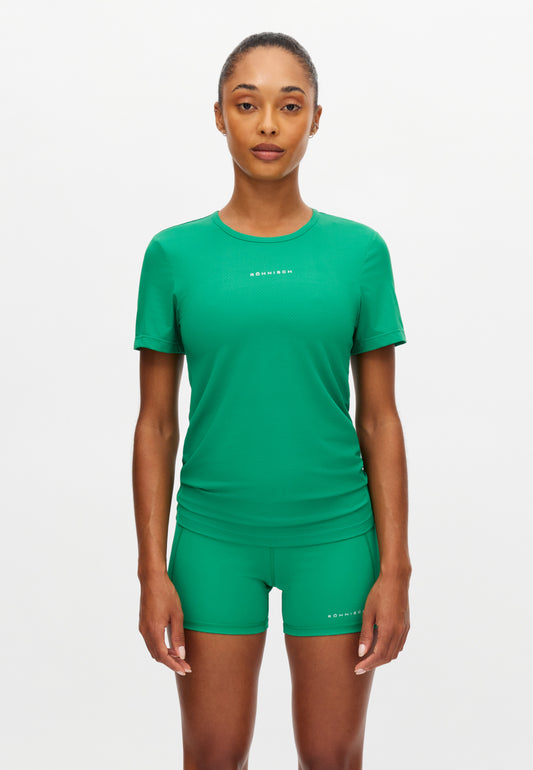 JACQUARD SS TOP - GREEN