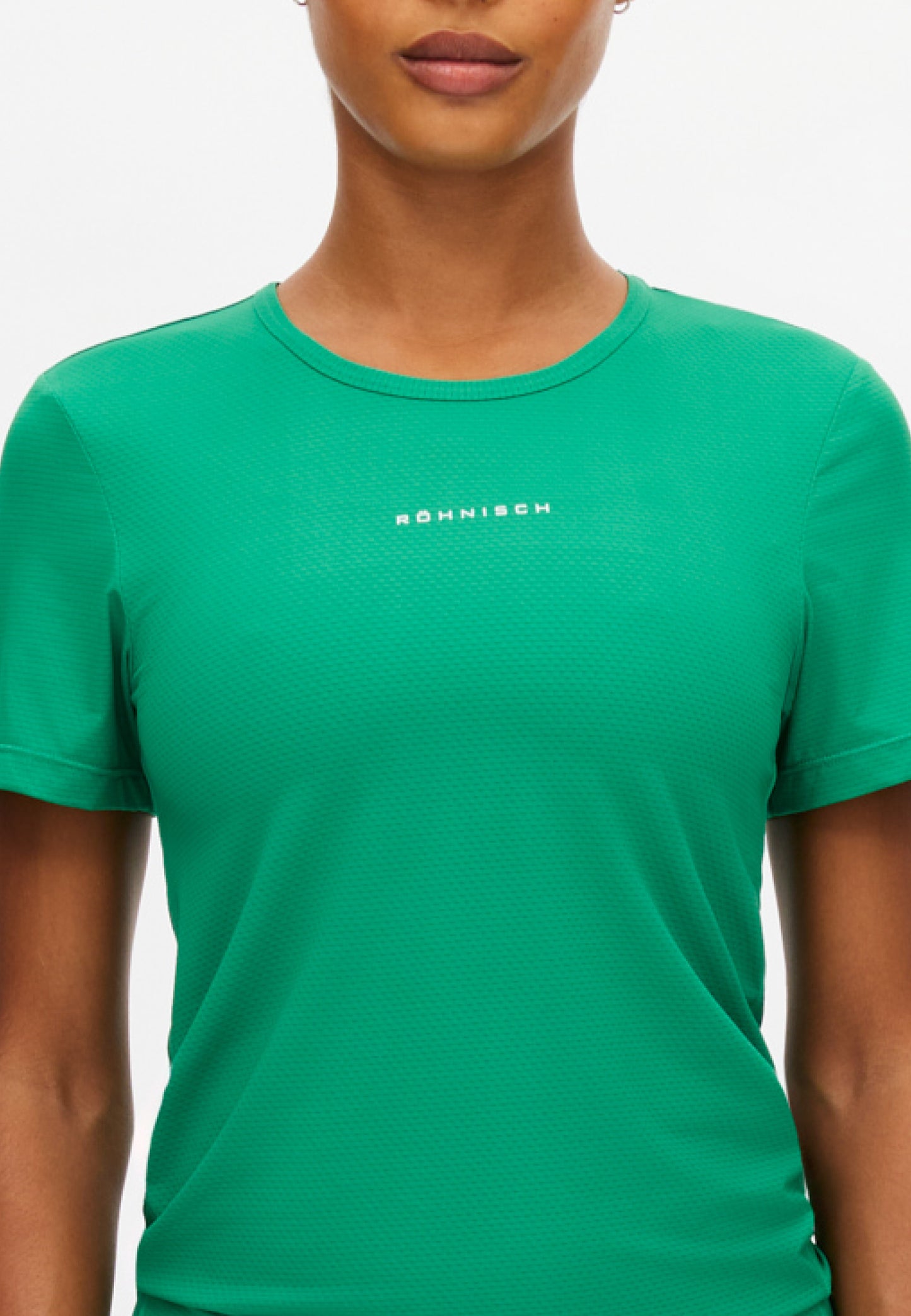 JACQUARD SS TOP - GREEN
