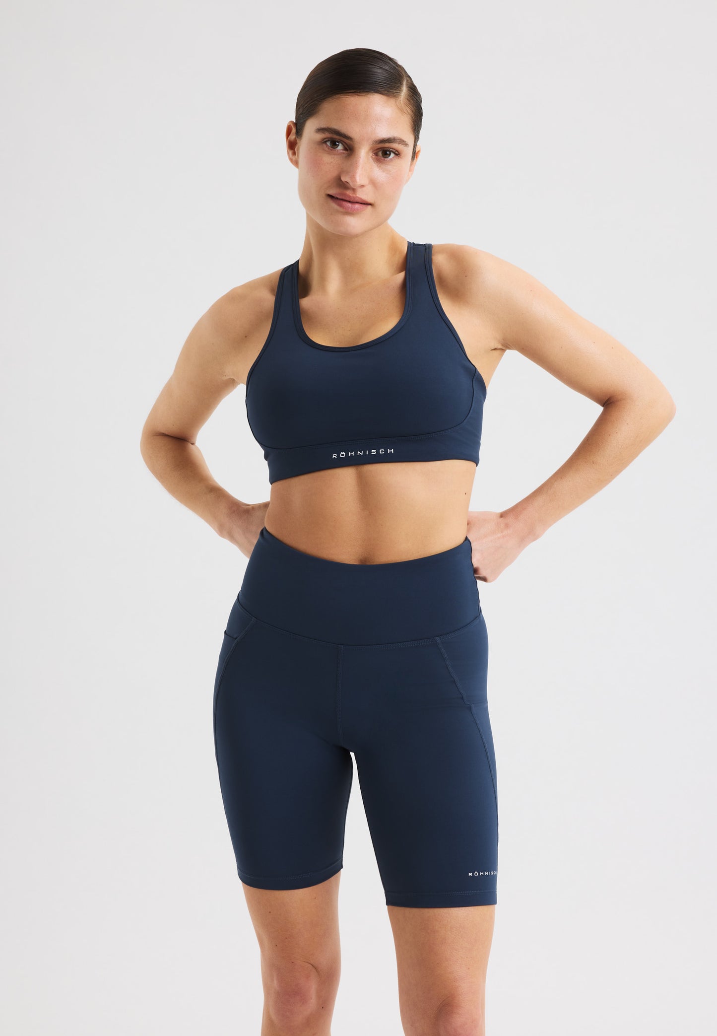 MESH SPORTSBRA - SPACE NAVY