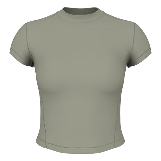 DEFINE FITTED T-SHIRT - GREEN