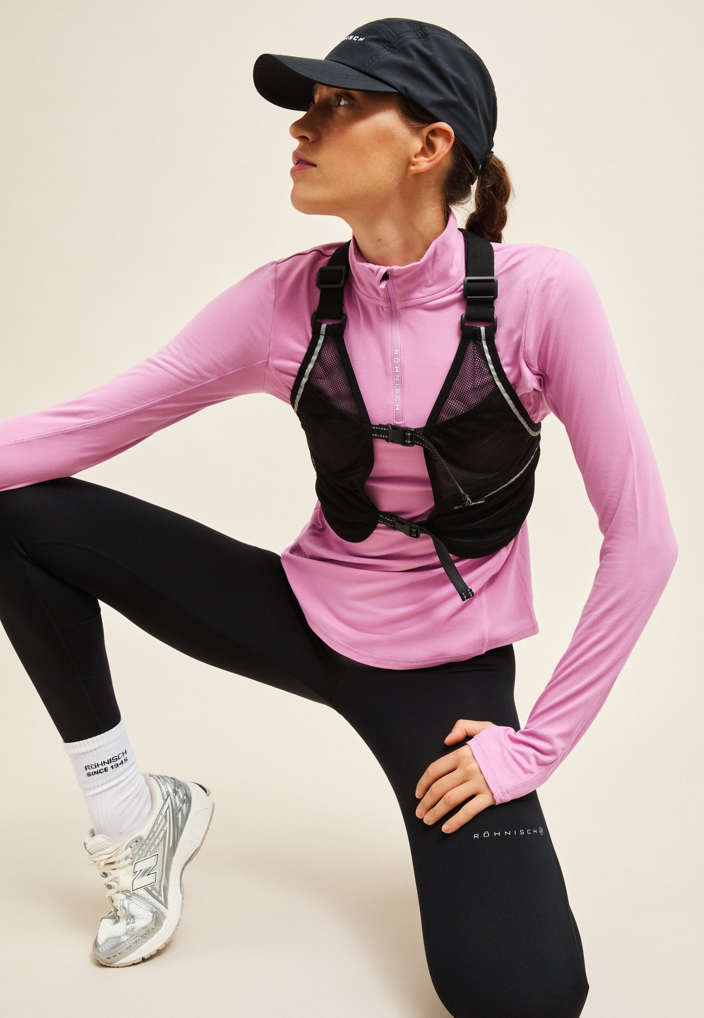 LAYERING HALF ZIP - SMOKY GRAPE