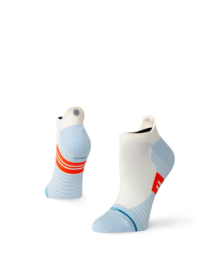 RUN SOCKS LIGHT - WHITE/BLUE