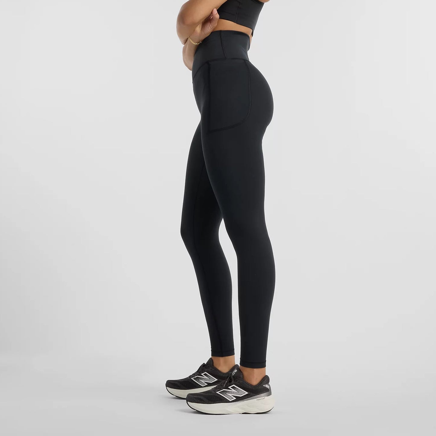 harmony pocket high rise legging - black
