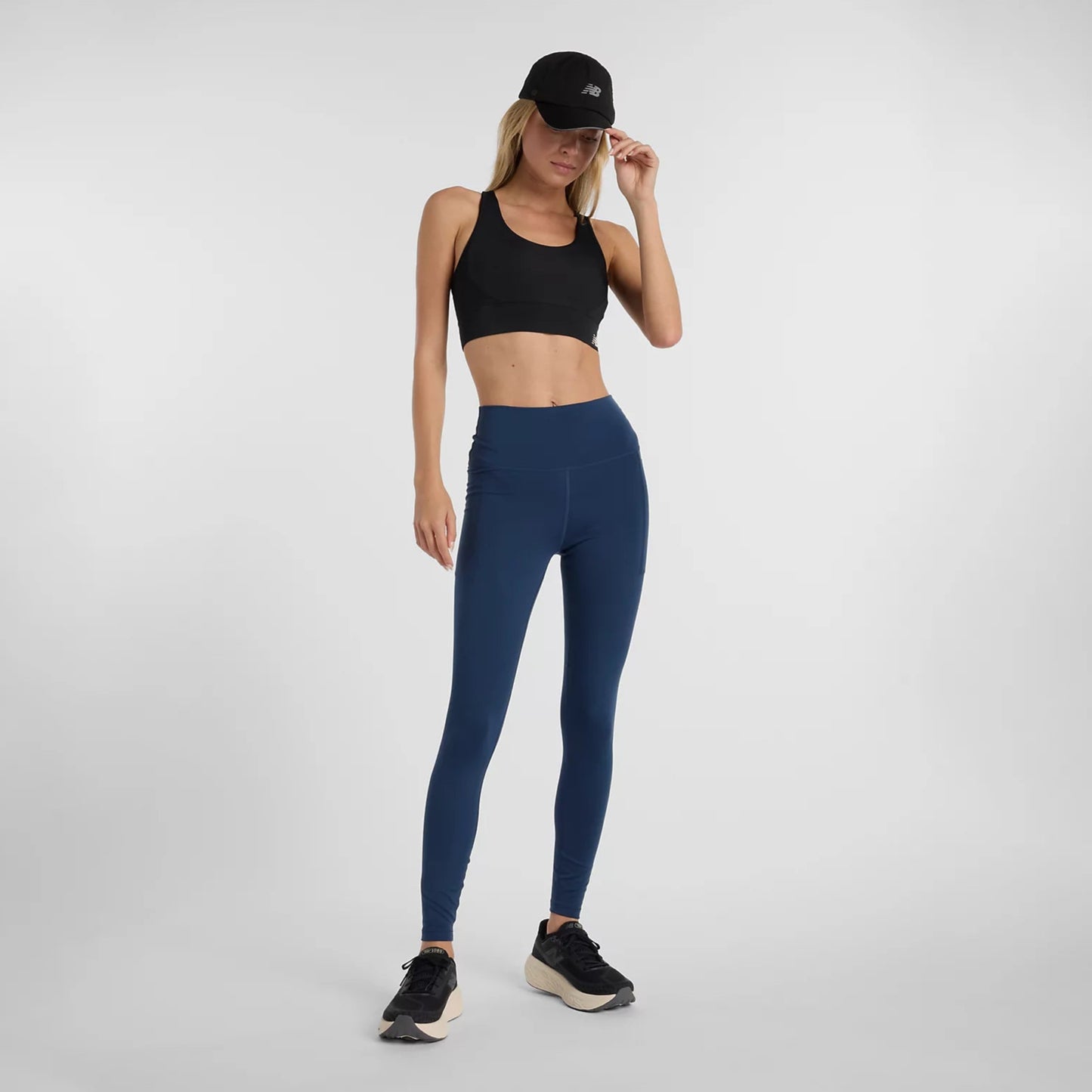 harmony pocket high rise legging - navy
