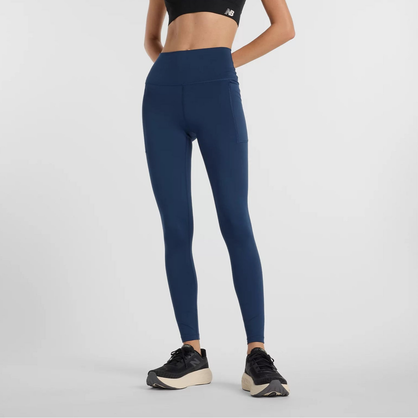 harmony pocket high rise legging - navy