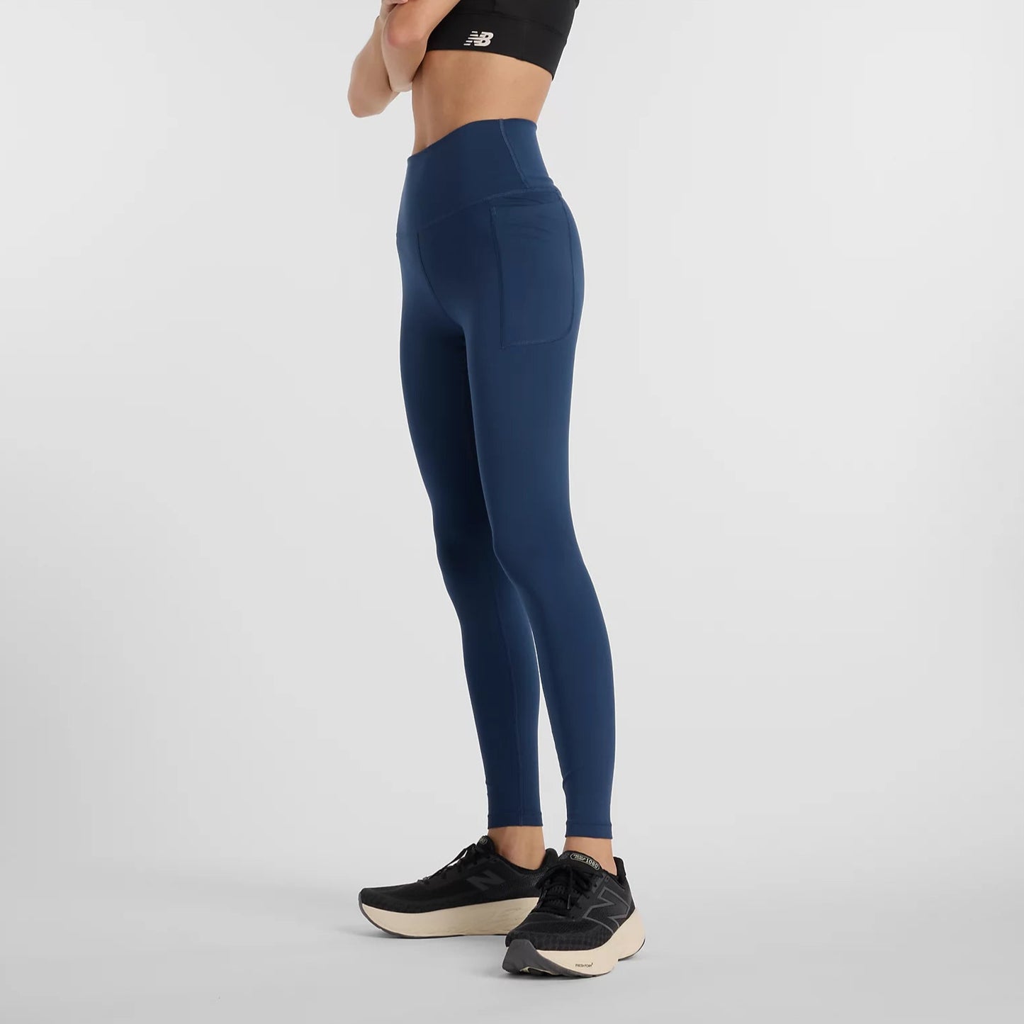 harmony pocket high rise legging - navy