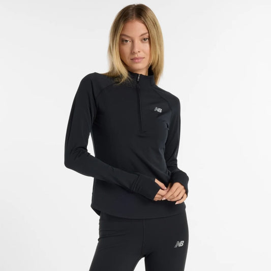 HARMONY HALF ZIP - BLACK